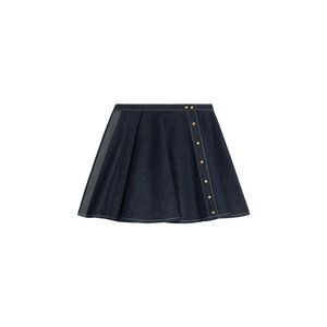 Celine Women Light Indigo Denim Peplum Skirt